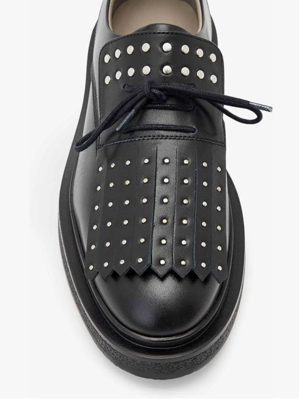 All Saints Escher studded shoes women's black size 8 Portugal